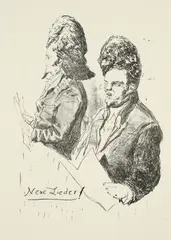 Neujahrsblatt by Neo Rauch, 2005, Lithografie auf Velin, sold Mar 2025