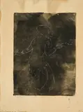 Emil Orlík, Tilla Durieux in der Josefslegende, 1922, Radierung auf Büttenkarton