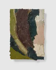 Michael Toenges, "Bergrutsch II", 1995/97, Öl auf Karton auf Gips