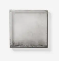 Erich Reusch, Elektrostatisches Wandobjekt, Ca. 1968-72, Elektrostatisch geladenen Pigmente in Plexiglaskasten