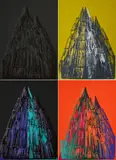 Cologne Cathedral (Karten) by Andy Warhol, 1985, 4 Farbserigrafien auf leichtem Karton. In originalem Umschlag, sold Mar 2025