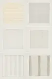 Agnes Martin, Paintings and Drawings. 1974-1990, 1991, Mappe mit 10 Farblithografien auf Transparentpapier