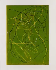 Paco R. Knöller, HF + La Palma, 1993, Farbholzschnitt auf Bütten