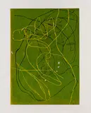 Paco R. Knöller, HF + La Palma, 1993, Farbholzschnitt auf Bütten