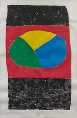 Norbert Prangenberg, Ohne Titel, 1988, Farblinolschnitt auf Velin