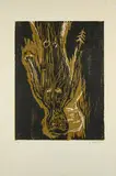 Georg Baselitz, Der Bote, 1984/86, Farbholzschnitt auf Japan