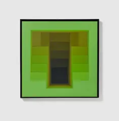Karl Gerstner, "Color Sound 49 A. Extra Version", 1980, Farbig lackierte Holzplatten