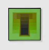 Karl Gerstner, "Color Sound 49 A. Extra Version", 1980, Farbig lackierte Holzplatten