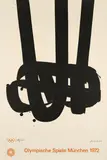 Pierre Soulages, Lithographie No. 29, 1972, Farblithografie auf Arches (Wasserzeichen)