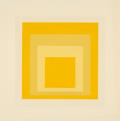 Josef Albers, Easter, 1965, Farbserigrafie auf leichtem Karton
