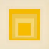 Easter by Josef Albers, 1965, Farbserigrafie auf leichtem Karton, sold Feb 2025