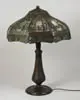 Handel, 16″ Palm Tree Scenic Overlay Table Lamp