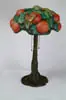 Pairpoint, Puffy Orange Tree Table Lamp