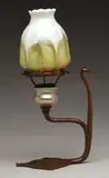 Tiffany Studios, Cobra Candlestick with Shade