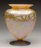 Quezal, Decorated Vase