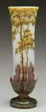 Daum, Cameo & Enameled Vase