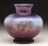 Daum, Wheel-Carved Vase