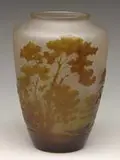 Cameo Scenic Vase by Galle, offered Dec 2006