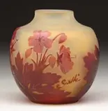 Cameo Vase by Galle, offered Dec 2006