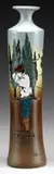 Weller, Dickensware Vase