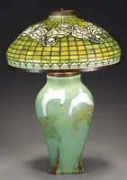 Tyler Scroll Table Lamp by Tiffany Studios, offered Nov 2008