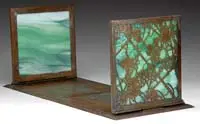 Grapevine Adjustable Bookends by Tiffany Studios, offered Nov 2008