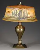 Pairpoint, Reverse Painted Table Lamp