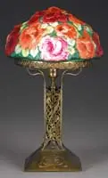 Puffy Rose Table Lamp by Pairpoint, offered Nov 2008