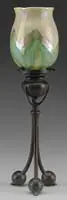 Candlestick with Shade by Tiffany Studios, offered Nov 2008