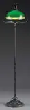 Green Intarsia Floor Lamp by Alexander Joseph von Steuben, offered Nov 2008