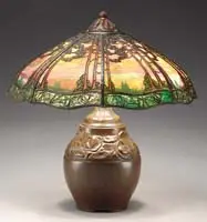 Pine Tree Table Lamp by Handel, sold Nov 2008