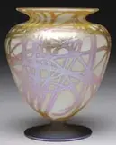 Quezal, Decorated Vase