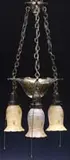 Quezal, Arts and Crafts Chandelier