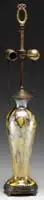 Durand, Decorated Art Glass Lamp Base