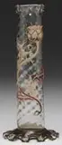 Enameled Cylinder Vase by Galle, offered Jun 2012