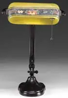 Reverse Painted Desk Lamp by Handel, offered Jun 2012