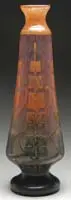 Clematites Monumental Vase by Le Verre Français, sold Jun 2012