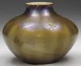 Tiffany Studios, Intaglio Cut & Decorated Vase