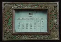 Pine Needle Calendar Frame by Tiffany Studios, offered Jun 2012