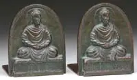 Buddha Bookends by Tiffany Studios, offered Jun 2012