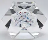 Jon Kuhn, Spacial Geomancy” Glass Sculpture