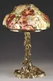 Pairpoint, Puffy 3-Color Azalea Lamp