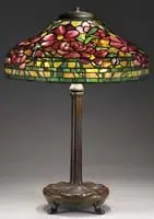 Peony Table Lamp by Tiffany Studios, offered Dec 2011