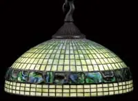 Turtleback Chandelier by Tiffany Studios, offered Dec 2011