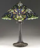 Duffner & Kimberly, Peacock Table Lamp