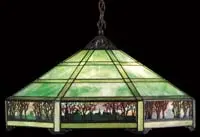 Overlay Hanging Lamp by Handel, sold Jun 2011