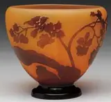 French Cameo Footed Vase by Galle, offered Jun 2011