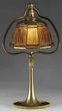 Tiffany Studios, Linenfold Desk Lamp