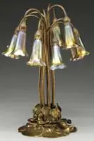 10-Light Lily Lamp by Tiffany Studios, offered Jun 2011