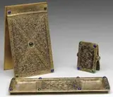 Tiffany Studios, 9Th Century Desk Set